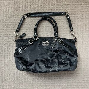 Coach Black Signature Dot Bag - 15953